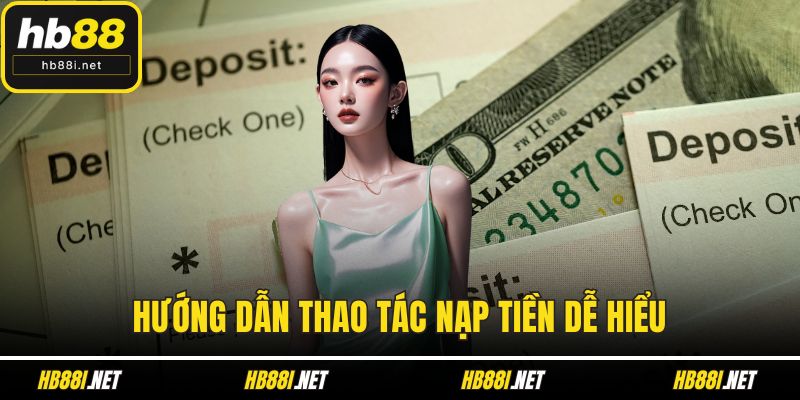 Hướng dẫn thao tác nạp tiền dễ hiểu